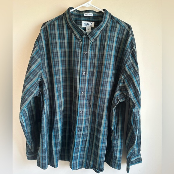 Duluth Trading Co Other - Duluth Trading Untucked Men’s Long Sleeve Button Down 2XL Multicolor Shirt